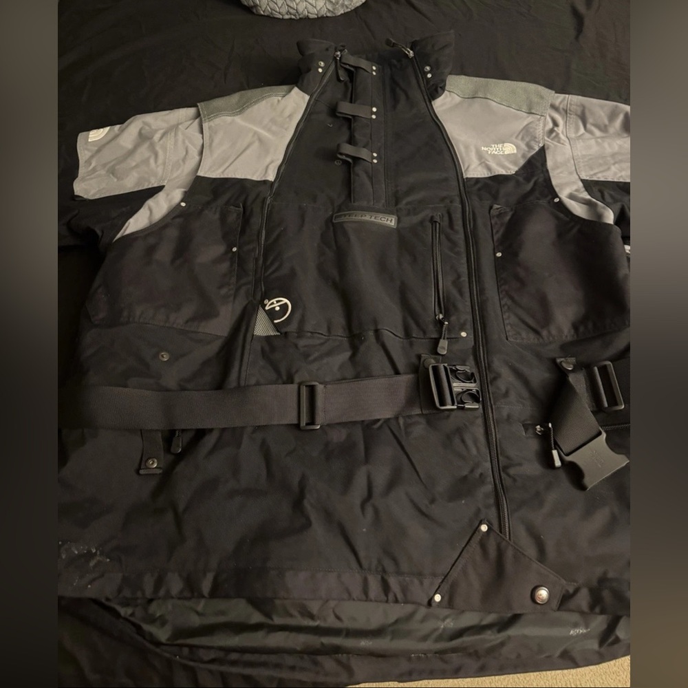 The North Face Men's Steep Tech Black and Gray 5XL